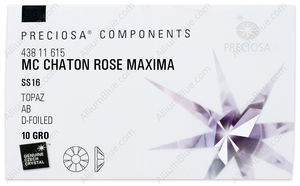 PRECIOSA Rose MAXIMA ss16 topaz DF AB factory pack