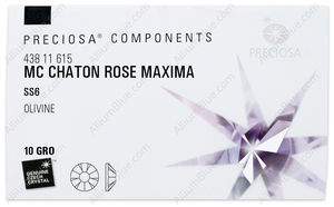 PRECIOSA Rose MAXIMA ss6 olivine HF factory pack