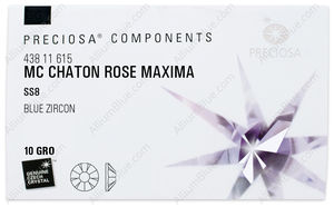 PRECIOSA Rose MAXIMA ss8 blu.zirc HF factory pack