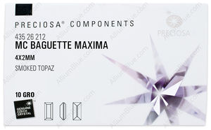 PRECIOSA Baguette MXM 4x2 sm.topaz DF factory pack