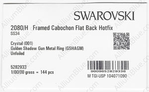 SWAROVSKI 2080/H SS 34 CRYSTAL GOL.SHADOW HF GM factory pack