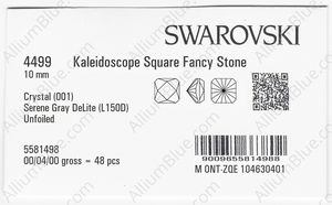 SWAROVSKI 4499 10MM CRYSTAL SEREGRAY_D factory pack