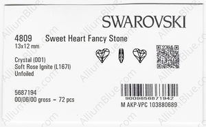 SWAROVSKI 4809 13X12MM CRYSTAL SROSE_I factory pack